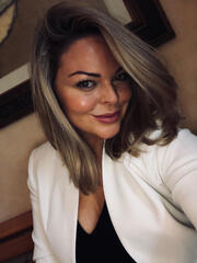 Lisa Marie Bourke white coat