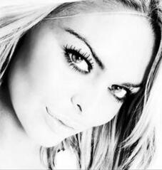 Lisa Marie Bourke black and white